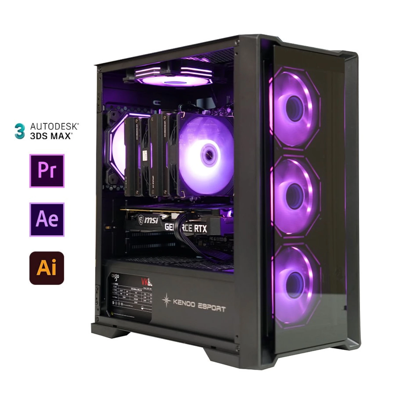 PC giả lập Dual Intel Xeon E5-2676V3 | Ram 128GB | GTX 1070 8G | Nvme 500G