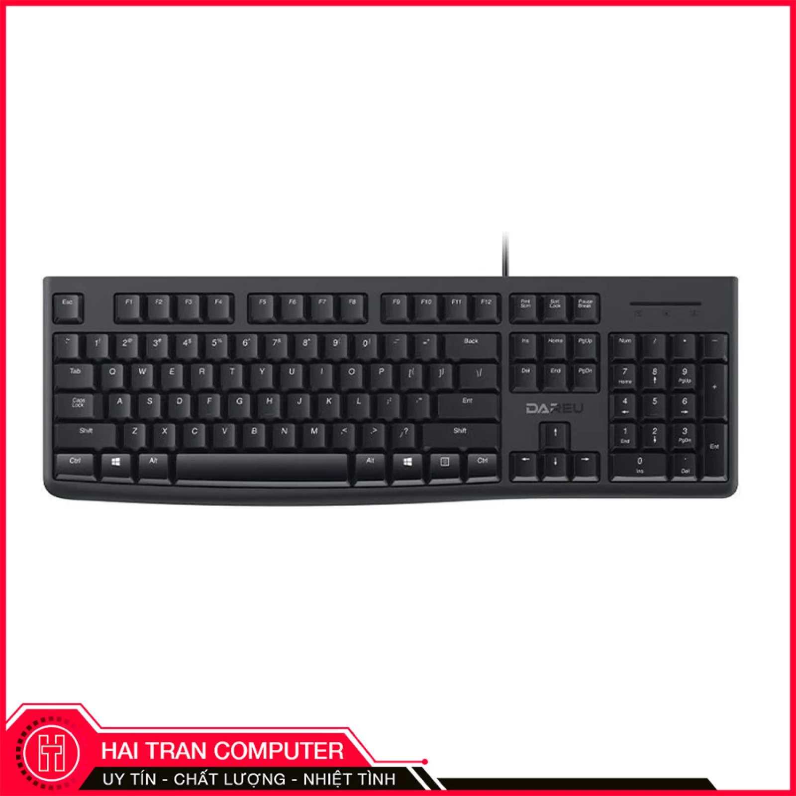 Bàn phím Dareu LK185 USB Black