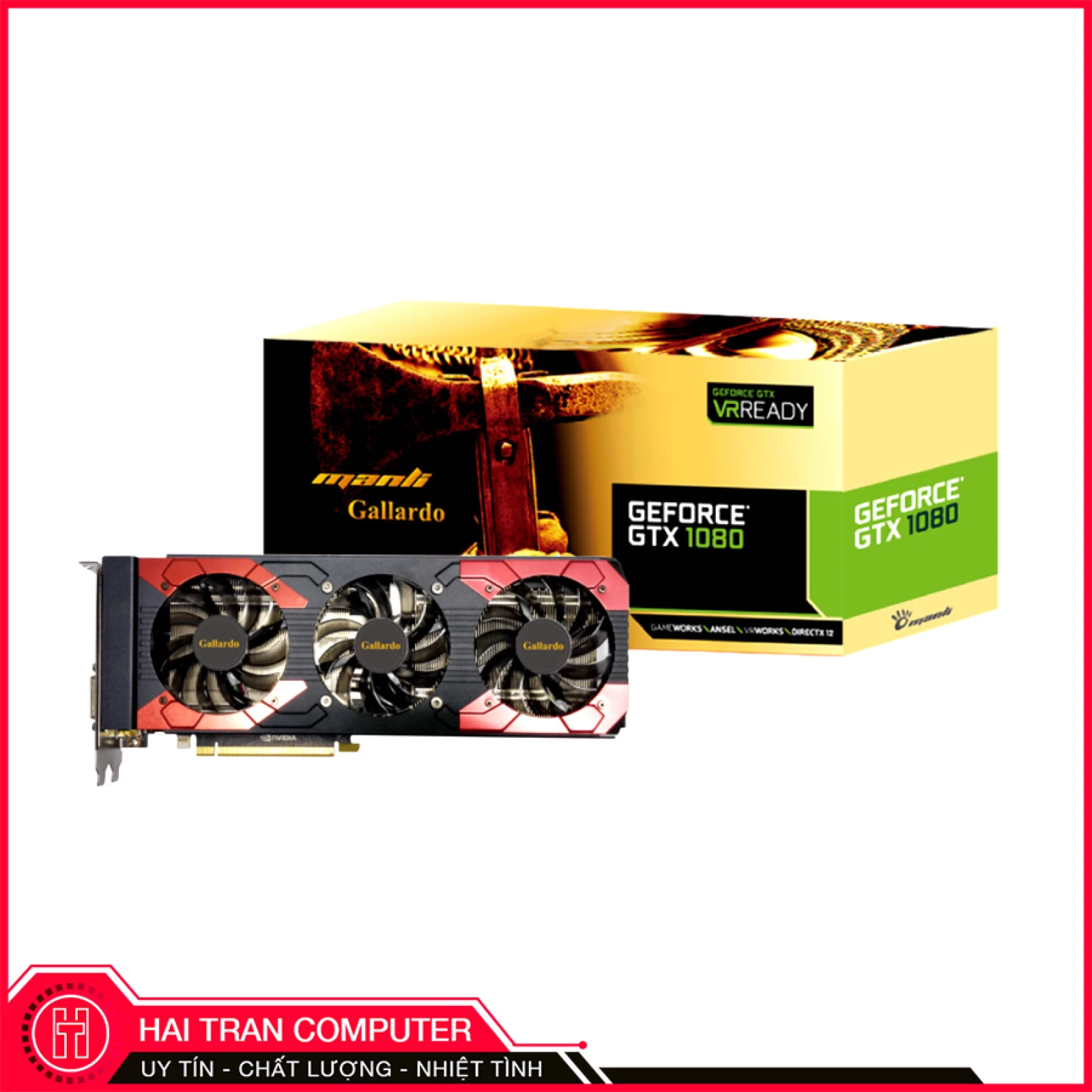 VGA Nvidia GTX Gallardo 1080 8GB 3F 2ND